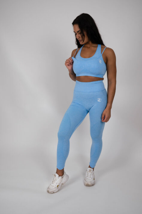 Sira Scrunch Tights Blue