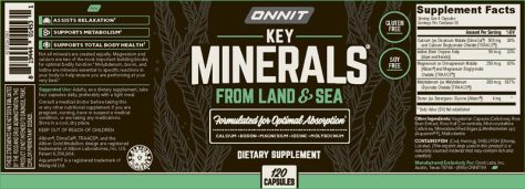 Onnit Key Minerals - 120ct - Image 2