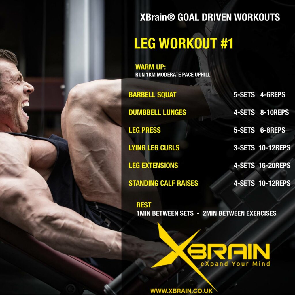 XBrain Goal Driven Workouts - Leg Workout # 1 1 leg workout 1