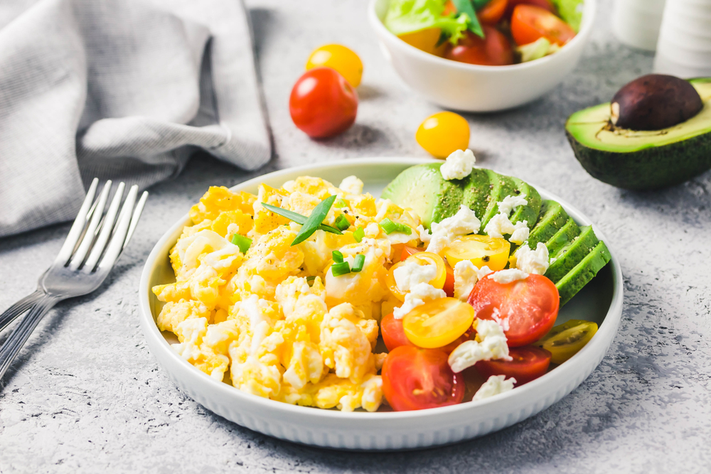 Transform Your Health with Our 10 Day Calorie Controlled Meal Plan. Day 5 is the best! 7 Scrambled eggs