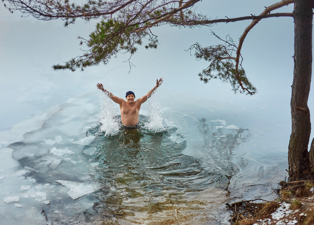 Intermitted fasting and cold plunges to improve their physical and mental wellbeing. 1 shutterstock 1619323720