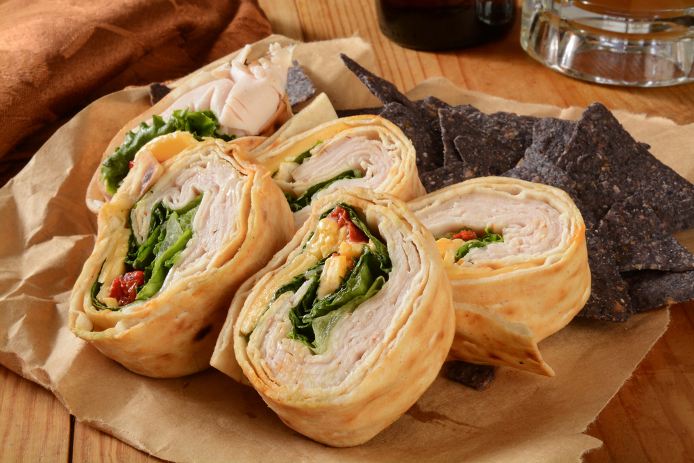 Transform Your Health with Our 10 Day Calorie Controlled Meal Plan. Day 5 is the best! 9 Turkey and cheese wrap