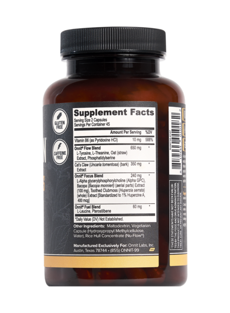 Alpha Brain by Onnit - 30 & 90 Capsules - Image 6